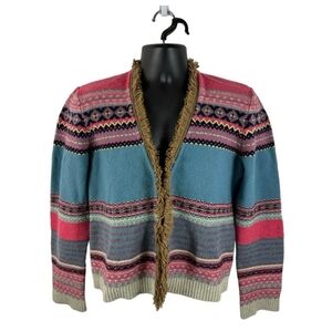 Anthropologie Sparrow Eyelet Closure Cardigan Sweater Size S